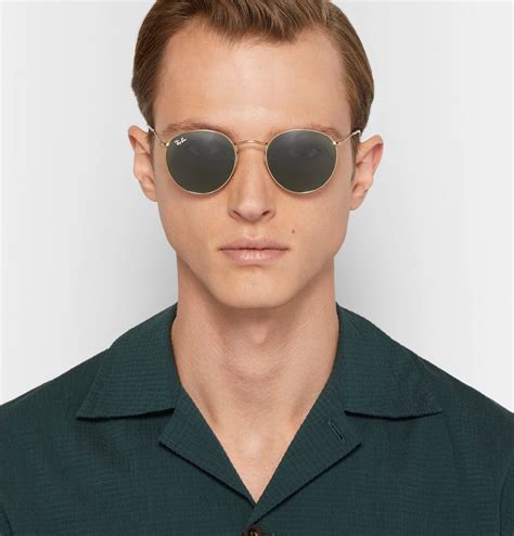 ray ban men's round sunglasses